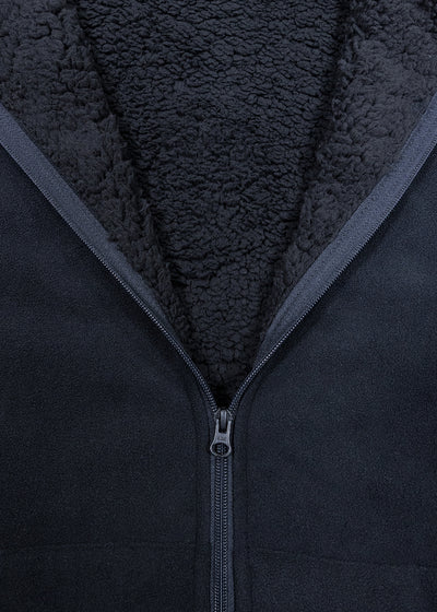 Eco-Zy Polar Zip Hoodie BLK