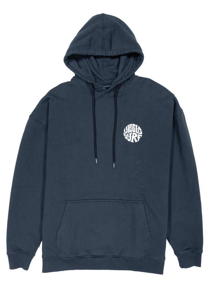 Vissla Sun Flower Eco Fleece Pull Over Hoodie in Black, view 2
