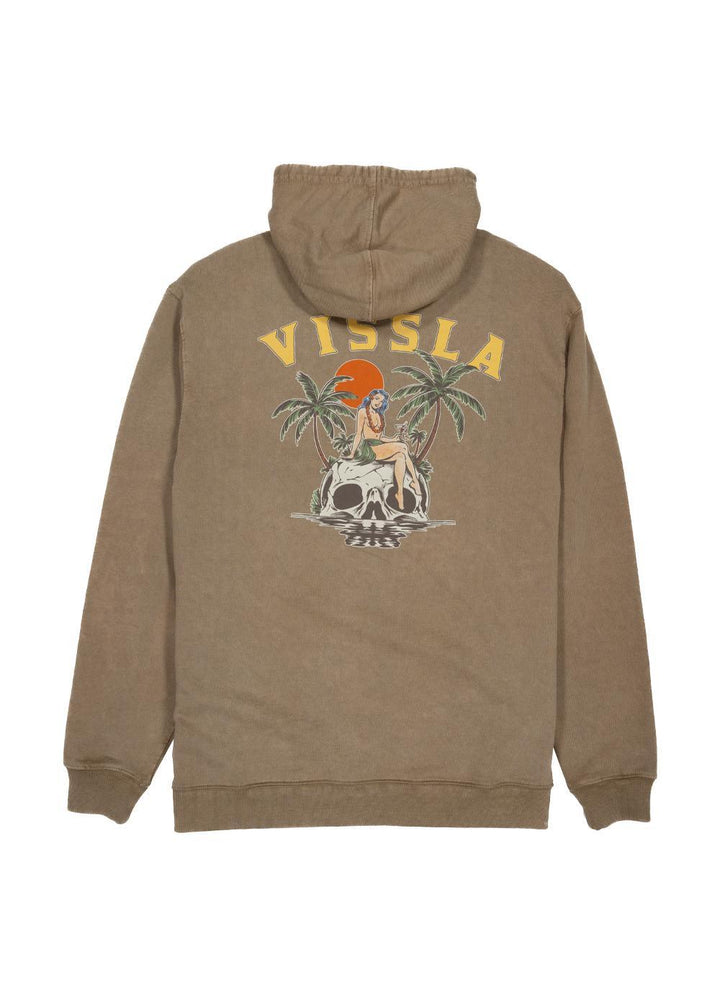 Skullisla Pull Over Hoodie Washed Fleece