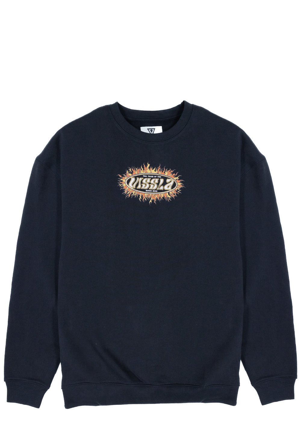 Play With Fire Eco Crew Fleece BLK
