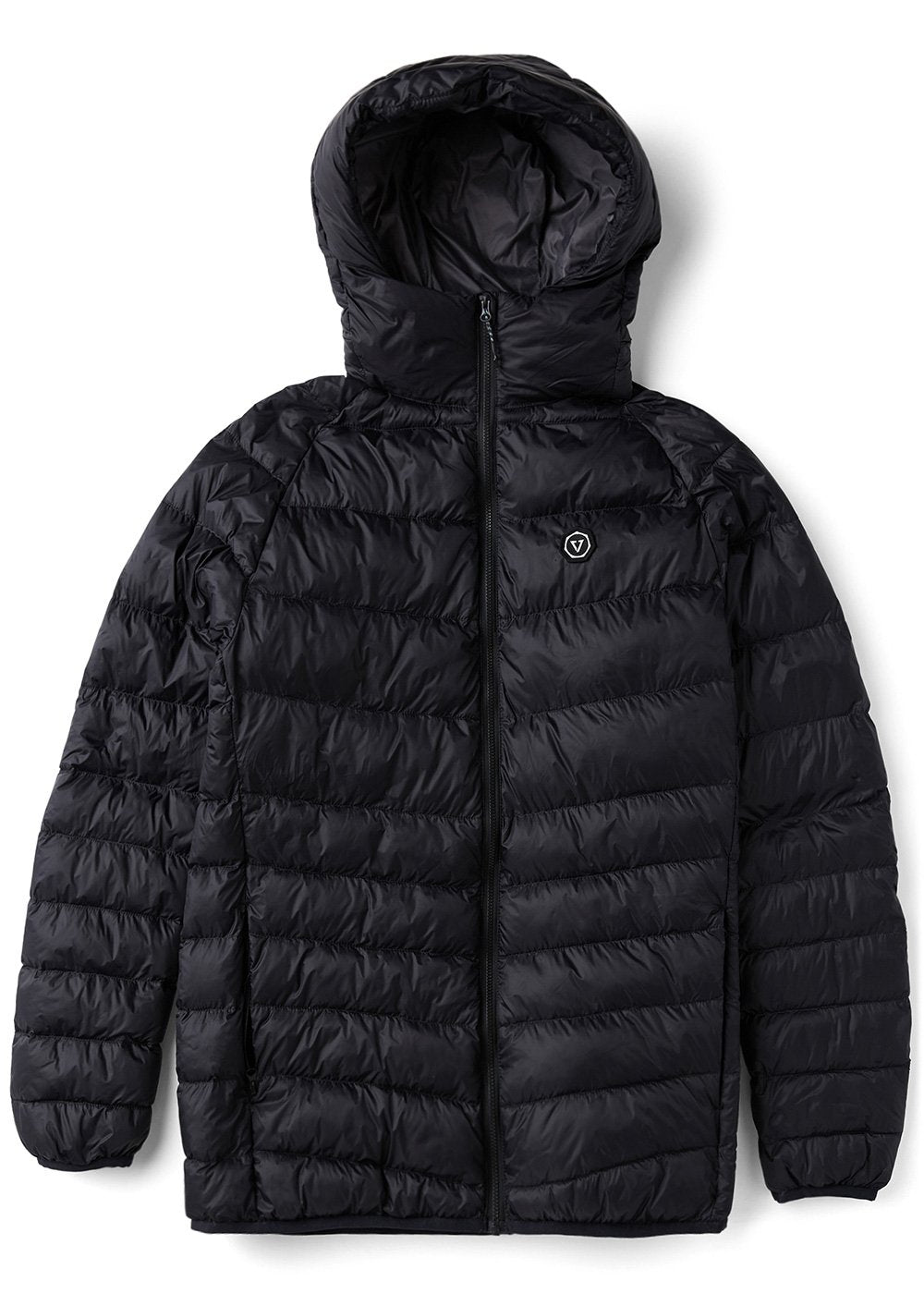 Vissla Pacific Packable Eco Puff Jacket in Black 2
