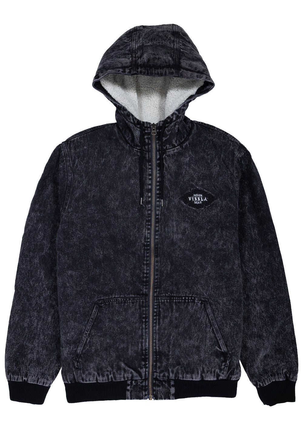 Vissla Wasson Jacket in Black, view 2