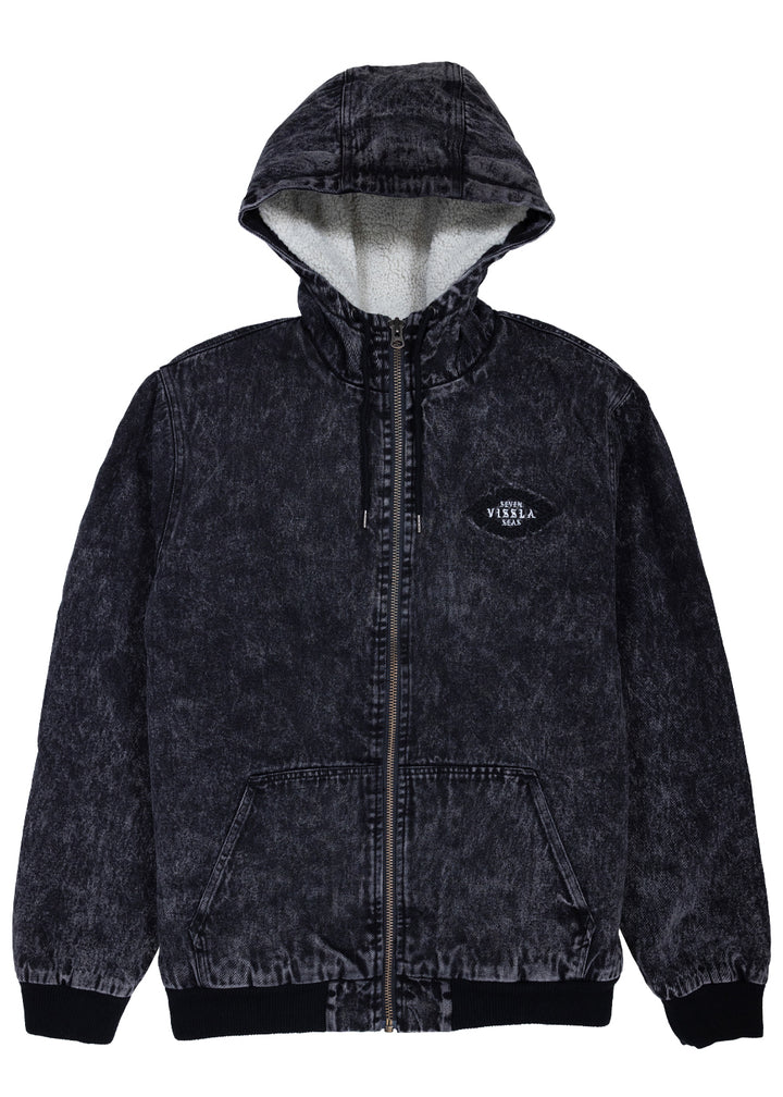 Vissla Wasson Jacket in Black, view 2