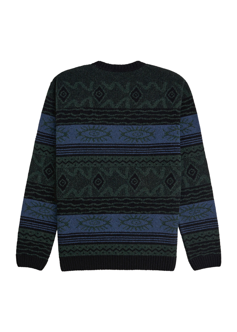 Blur Jacquard Crew Sweater