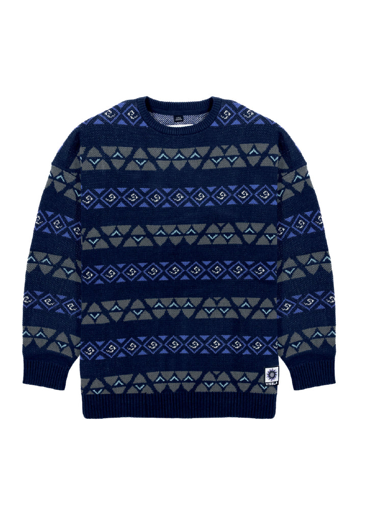 Vissla Bel Air Crew Sweater in Dark Naval