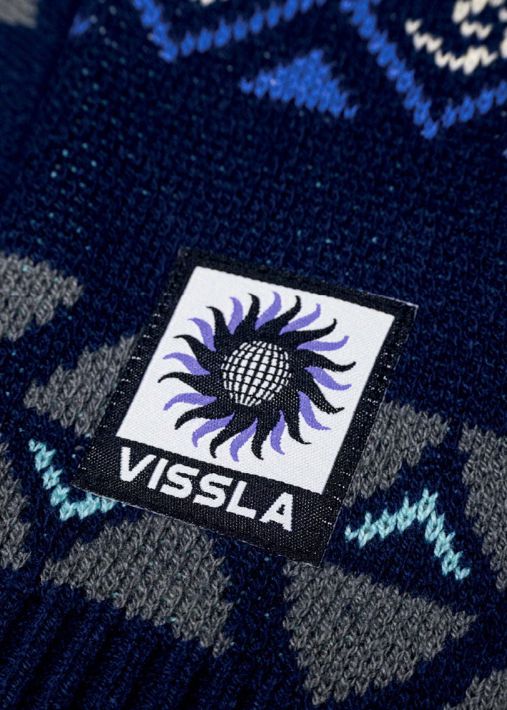 Vissla Bel Air Crew Sweater in Dark Naval, view 3