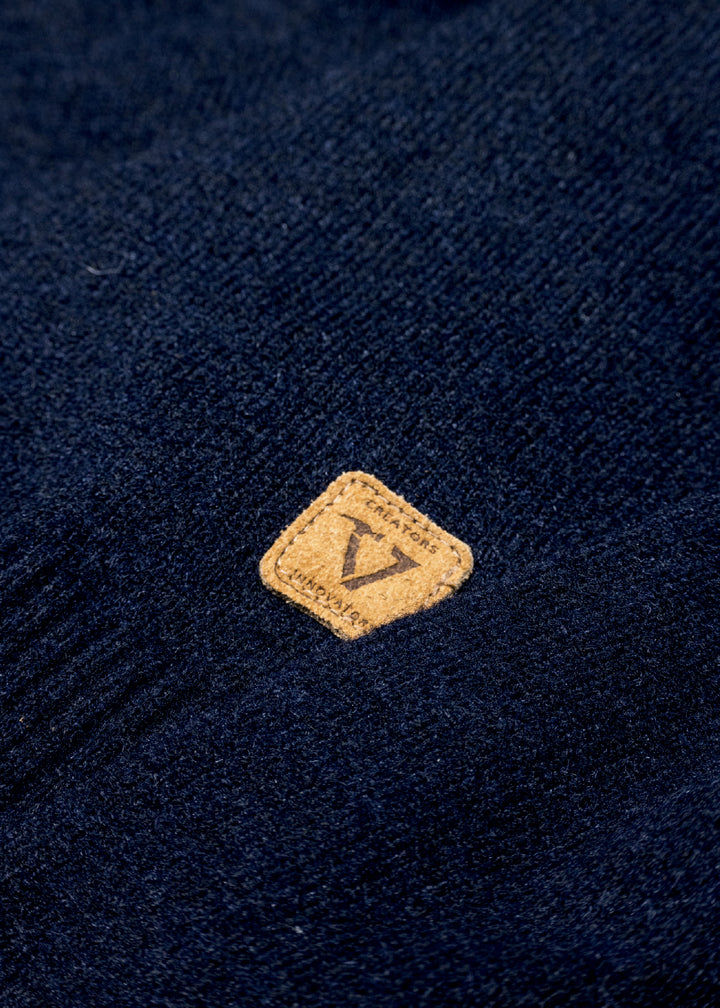 Vissla Presley Crew Neck Sweater in Dark Naval, view 4