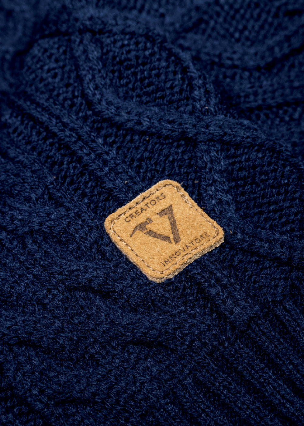 Vissla William Knit Crew Neck in Dark Naval, view 3