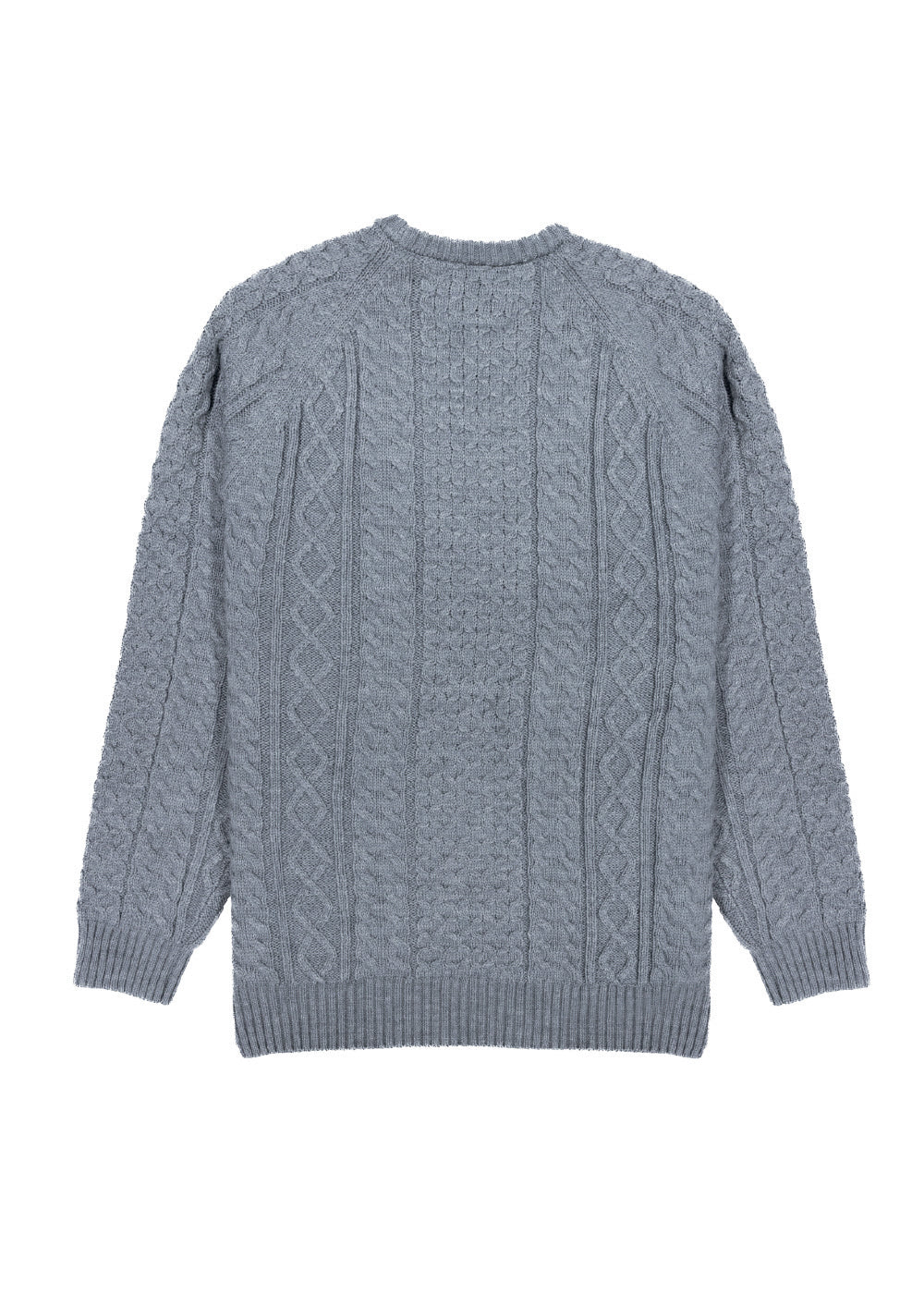 Vissla William Wool Sweater in Grey Heather, view 2
