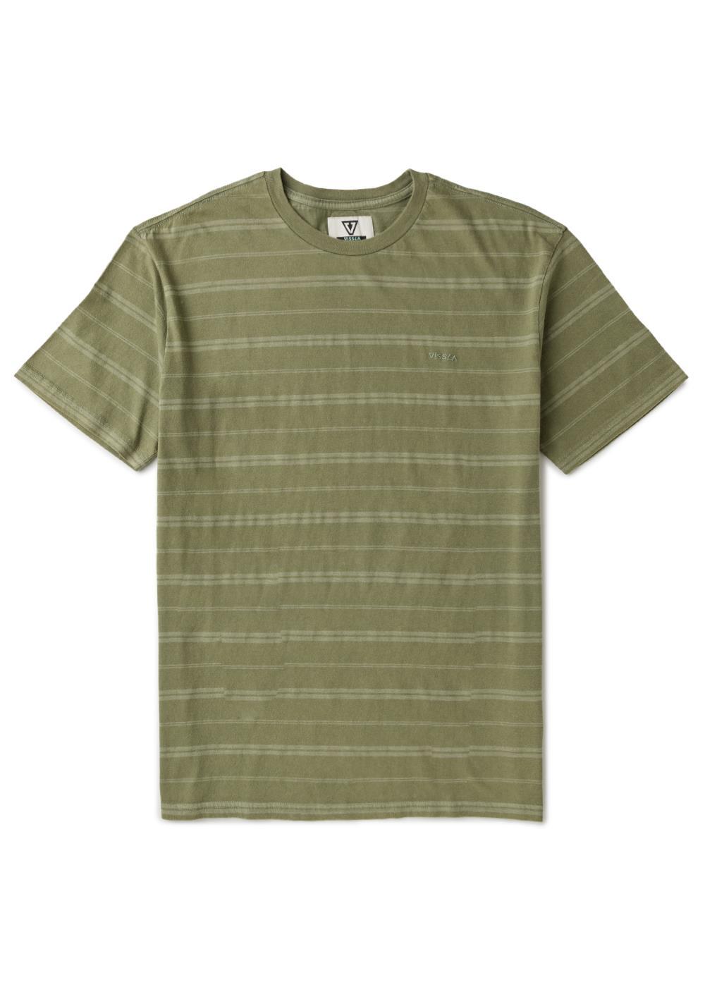 Vissla Trim Lines Tee in Army