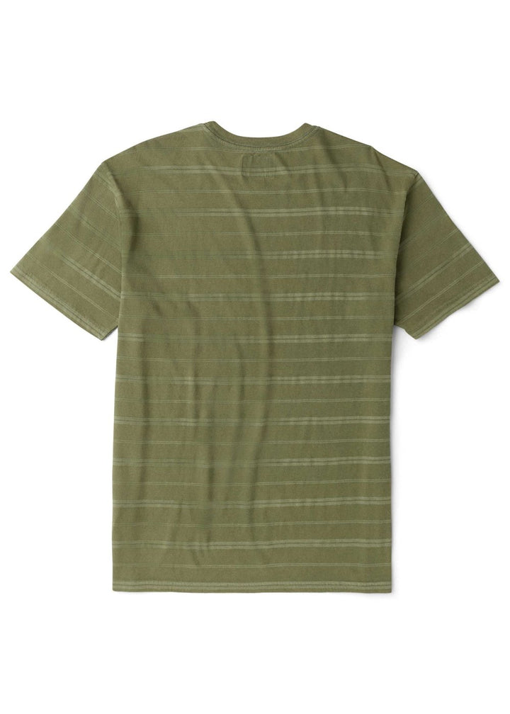 Vissla Trim Lines Tee in Army, view 3