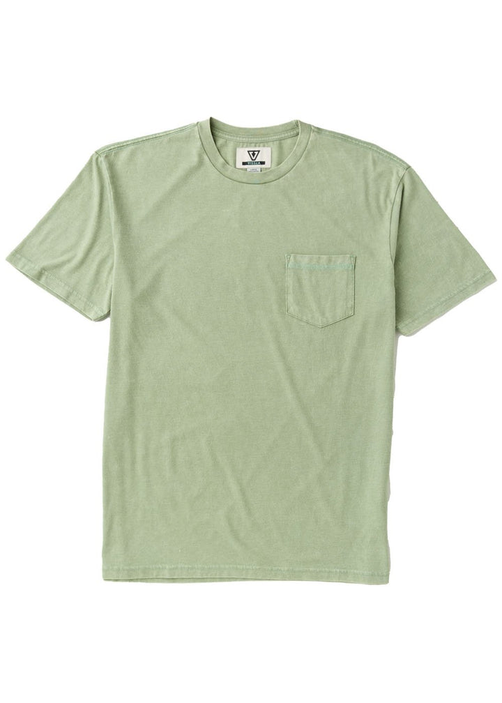 Vissla Solid Sets Cosmic Wash Pocket Tee in Sage