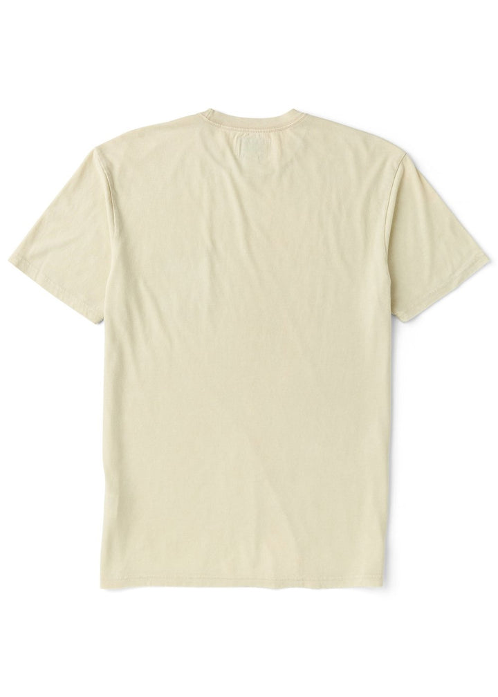 Vissla Solid Sets Cosmic Wash Pocket Tee in Dune, view 2