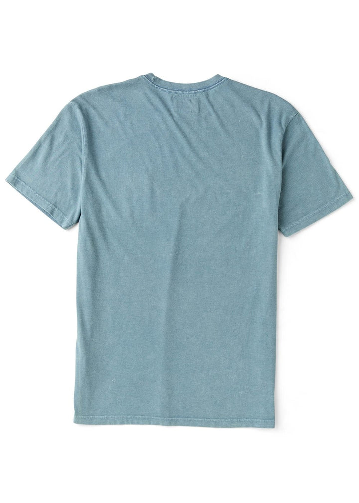 Vissla Solid Sets Cosmic Wash Pocket Tee in Blue Haze, view 2