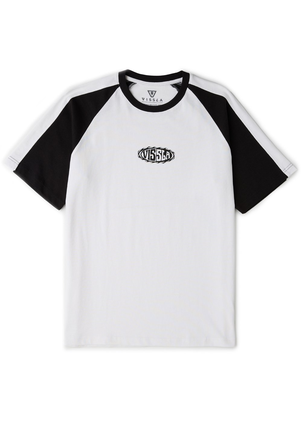 Split Heavyweight Raglan Organic Tee