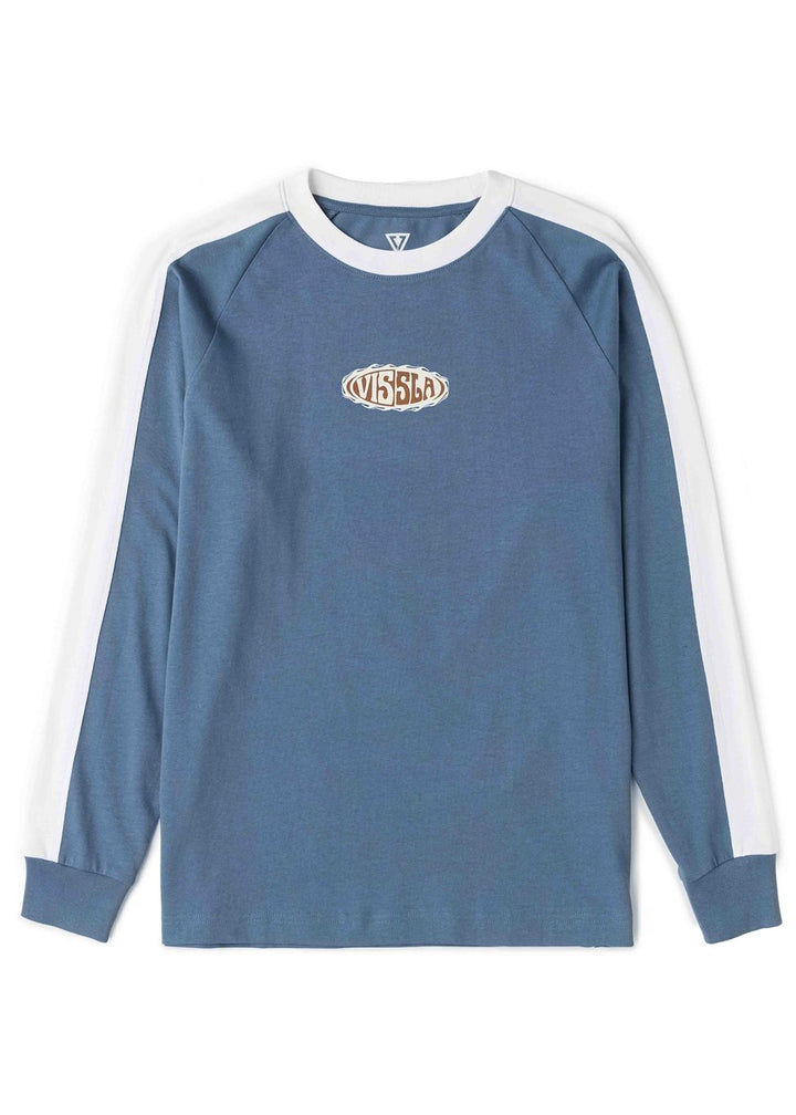 Split Heavyweight Raglan Ls Organic Tee