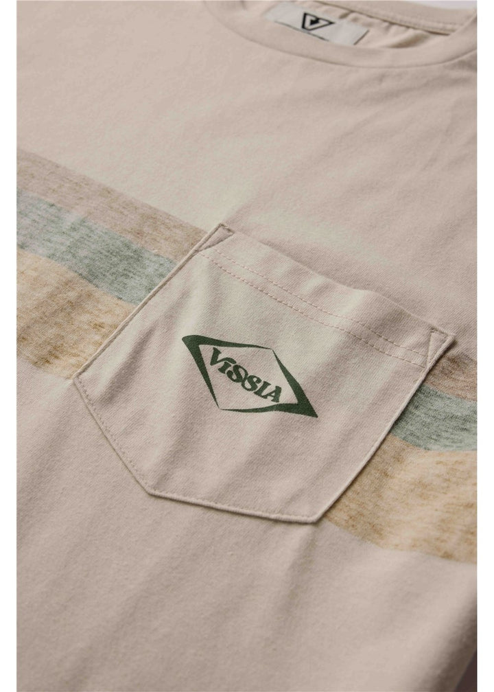 Vissla Speed Line Tee in Dune, view 3