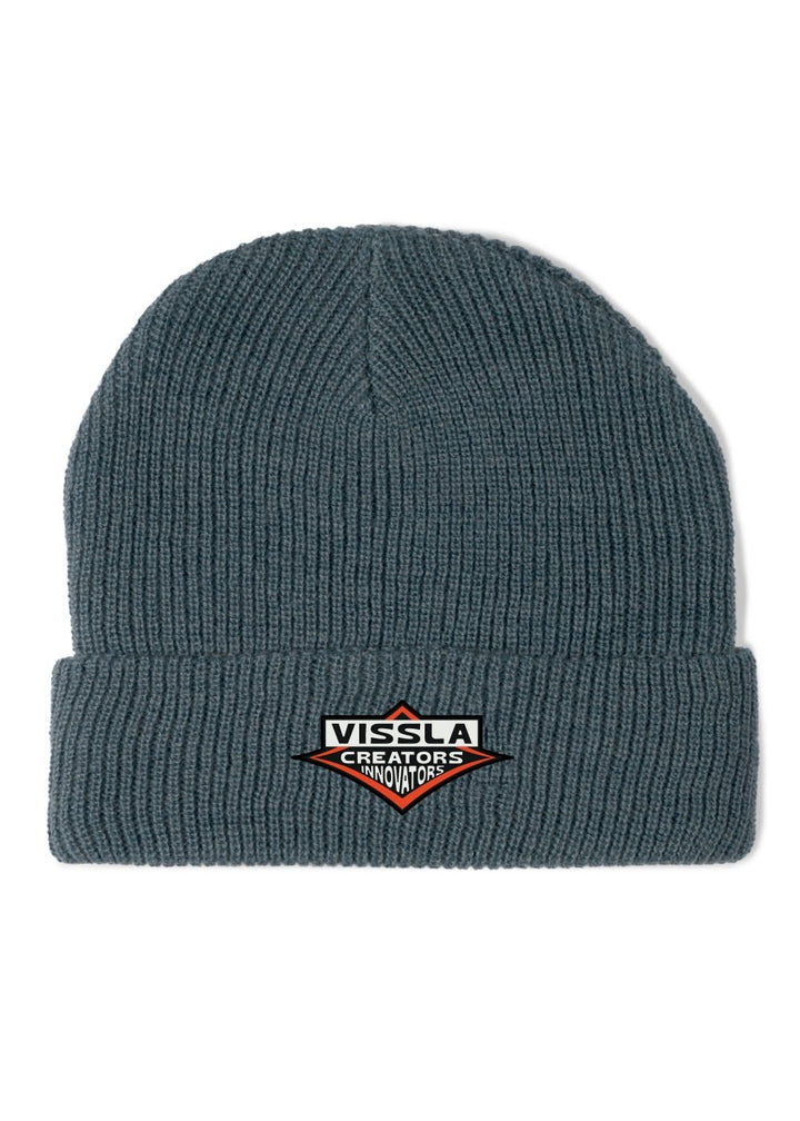 Vissla Solid Sets Eco Beanie in Dark Denim