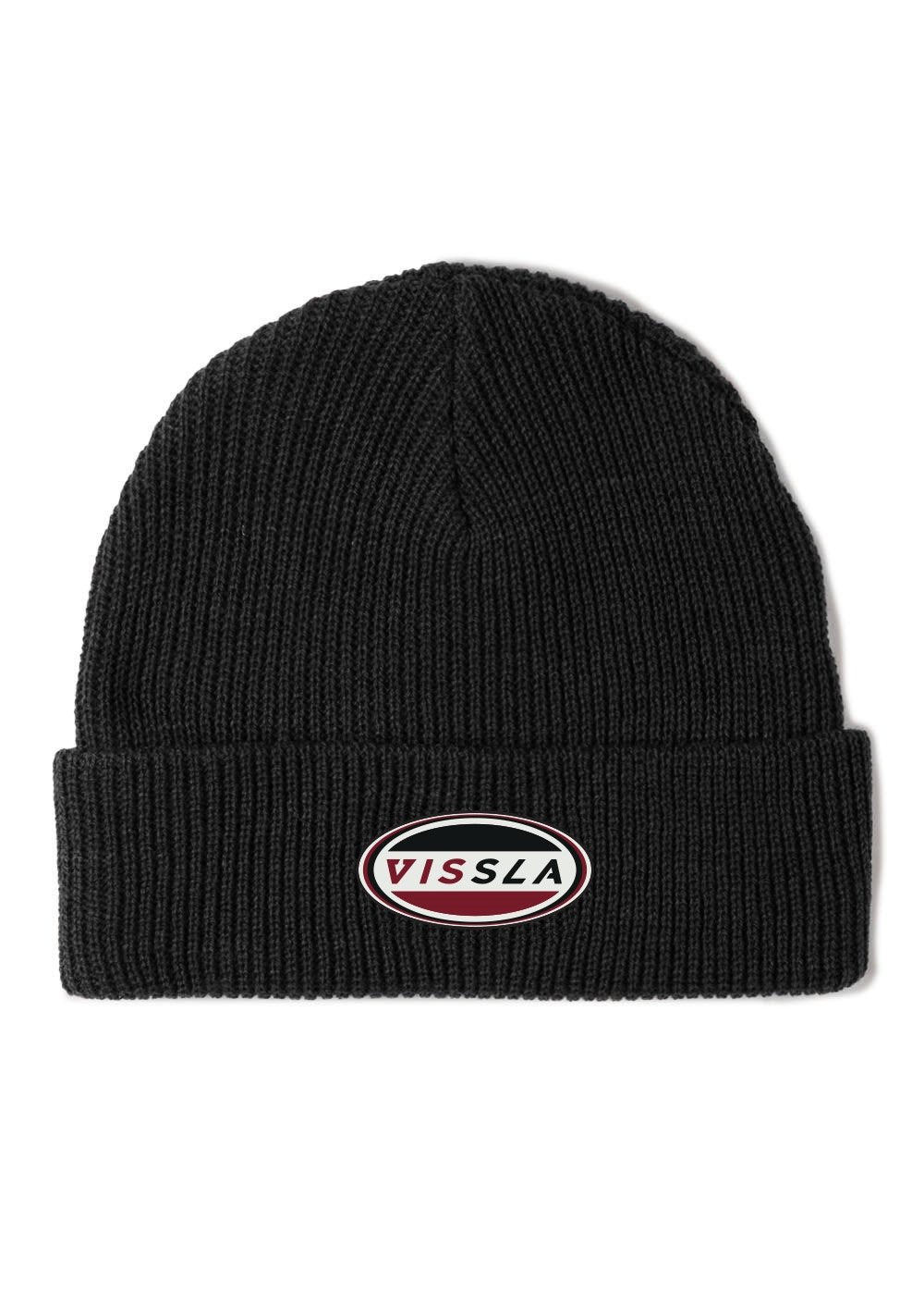 Vissla Solid Sets Eco Beanie in Black 2