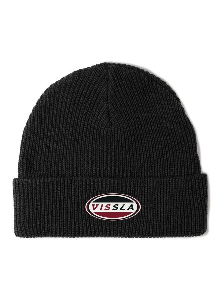 Vissla Solid Sets Eco Beanie in Black 2