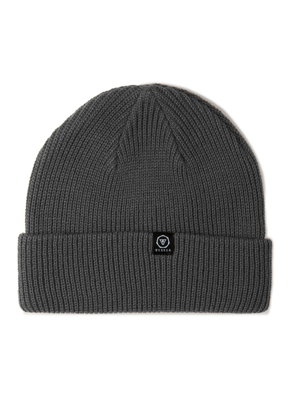 Vissla Trimline Beanie in Charcoal Heather