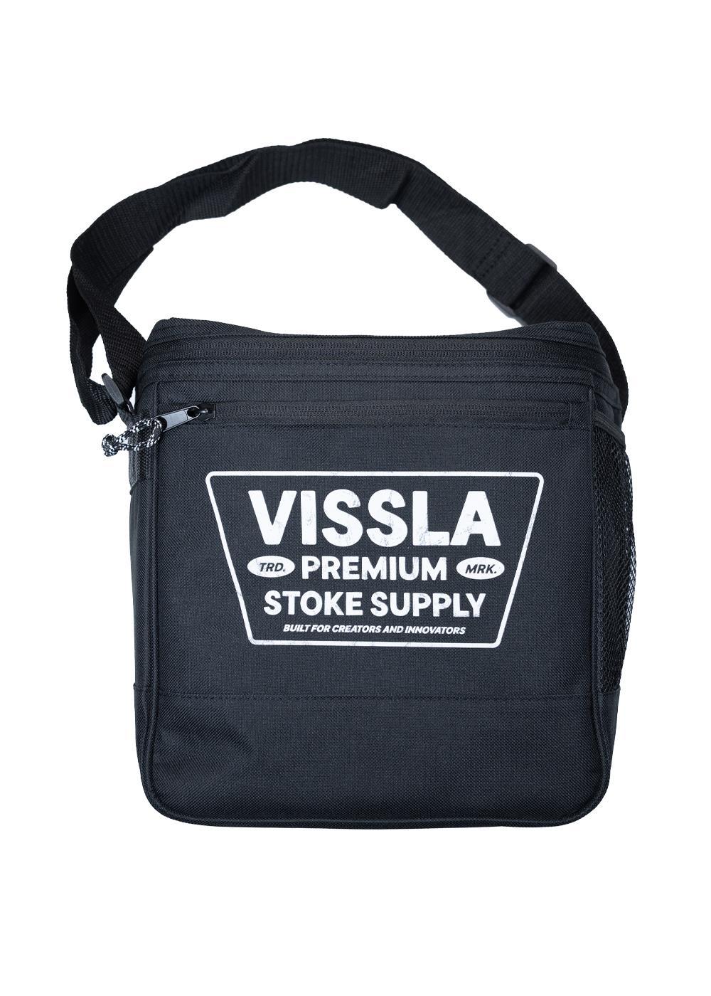 Vissla Stoke Supply Cooler Bag in Black, view 3