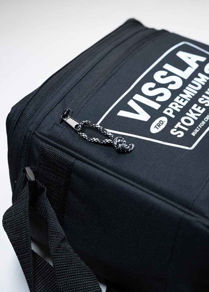 Vissla Stoke Supply Cooler Bag in Black, view 4