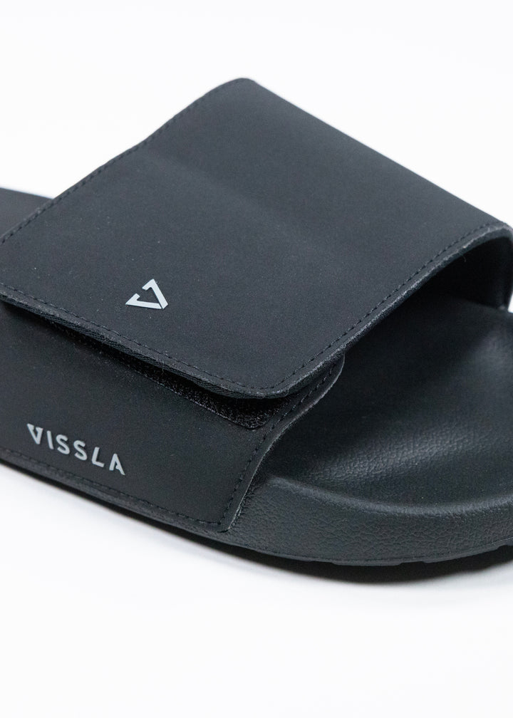 Vissla Tide Echo Slider Velcro in Black, view 2