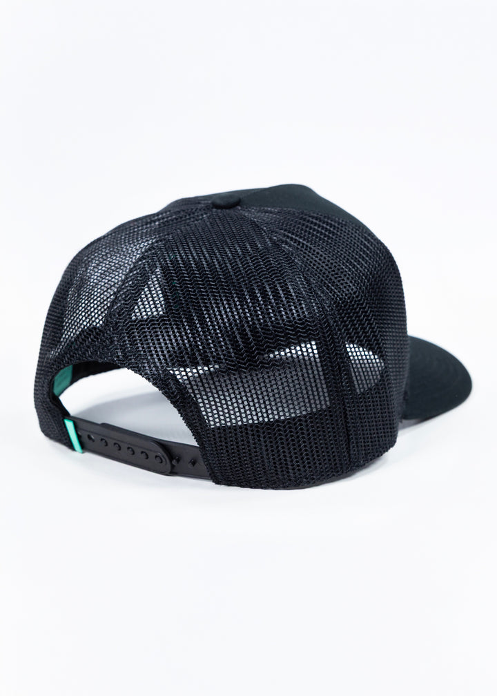 Vissla Hossegor Diamond Trucker Hat in Phantom, view 2