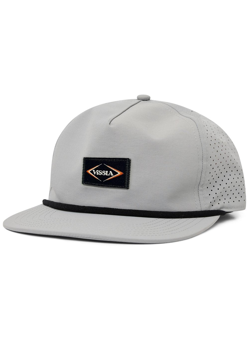 Vissla Lay Day 2 Hybrid Trucker Hat in Steel