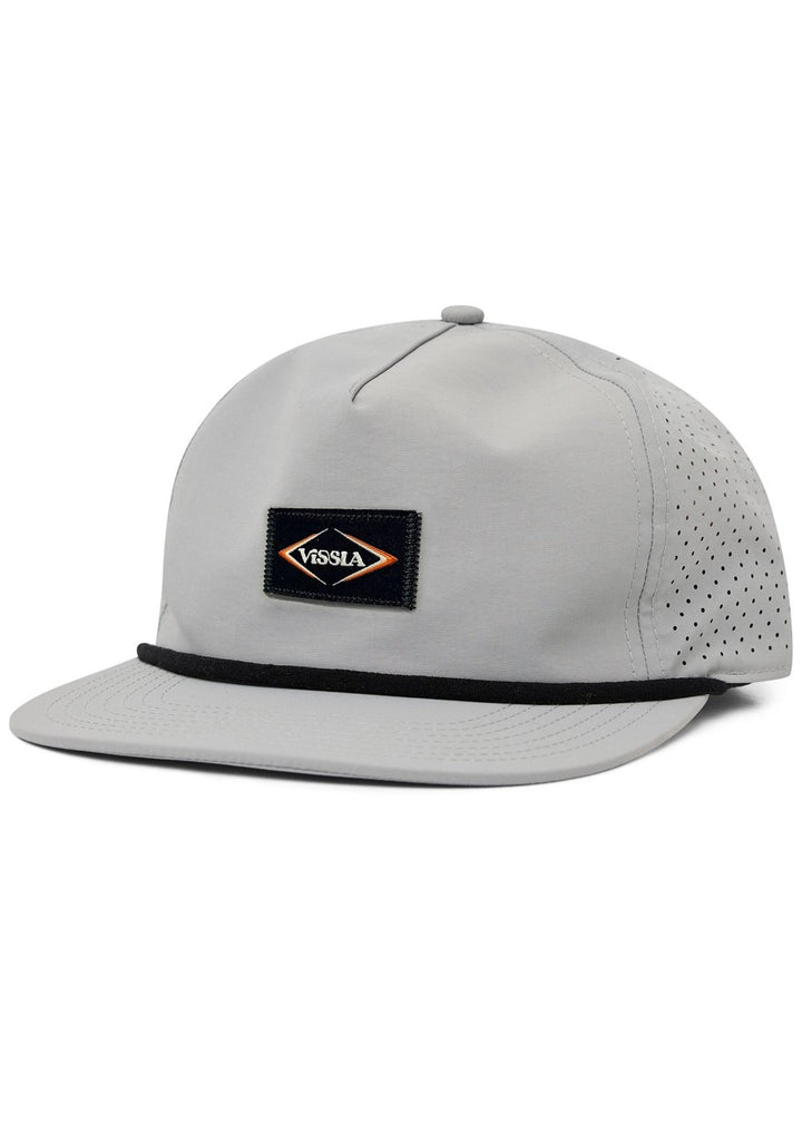 Vissla Lay Day 2 Hybrid Trucker Hat in Steel