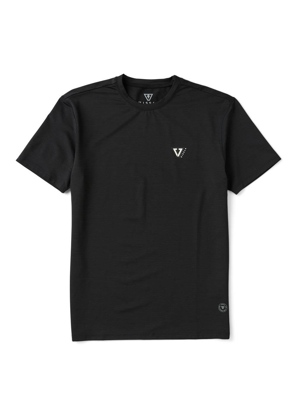 Vissla Twisted Eco Ss Sun Shirt in Black, view 3