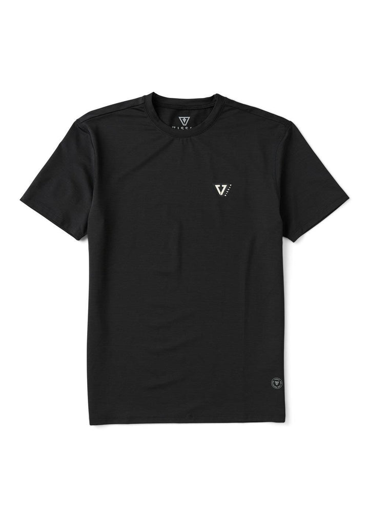 Vissla Twisted Eco Ss Sun Shirt in Black, view 3