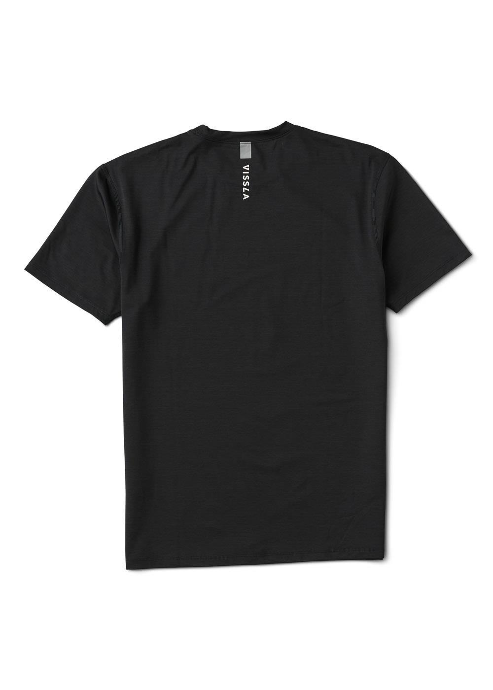 Vissla Twisted Eco Ss Sun Shirt in Black, view 4