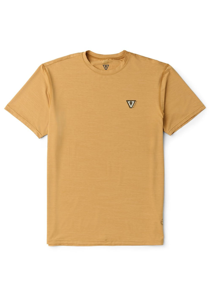 Vissla Twisted Eco Ss Sun Shirt in Golden Heather, view 2