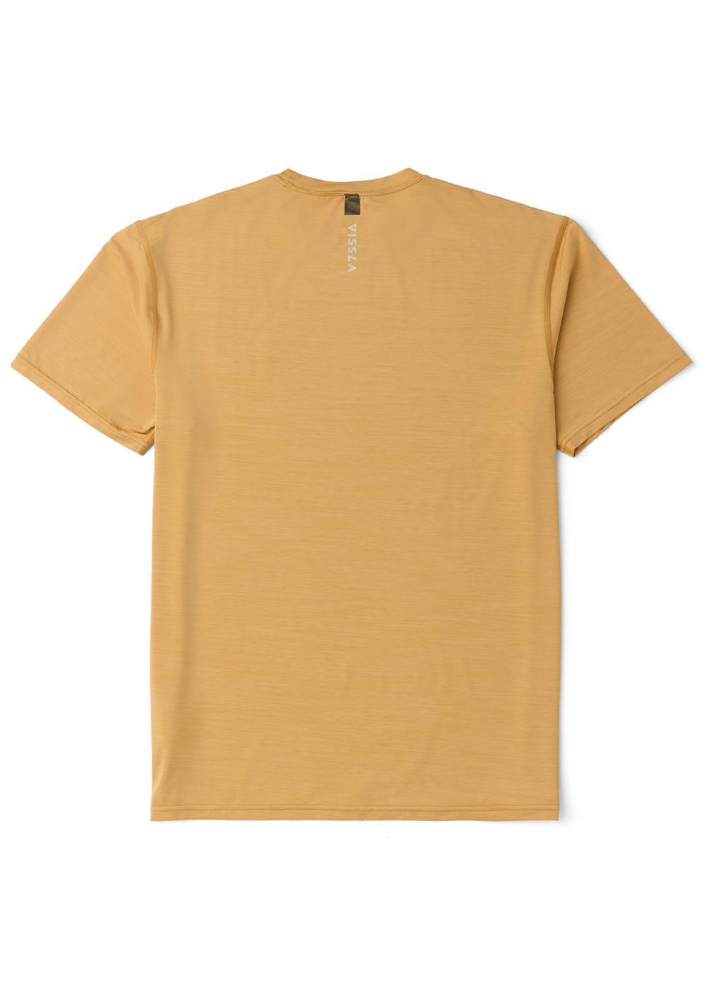 Vissla Twisted Eco Ss Sun Shirt in Golden Heather, view 3