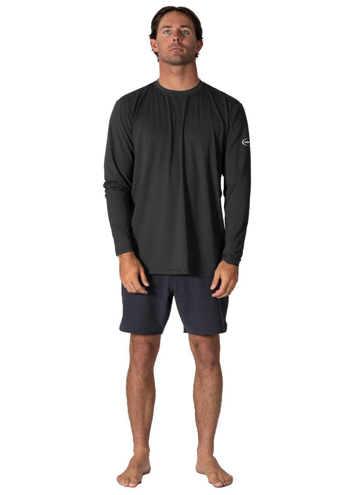 Vissla Pro Comp Ls Sun Shirt in Black