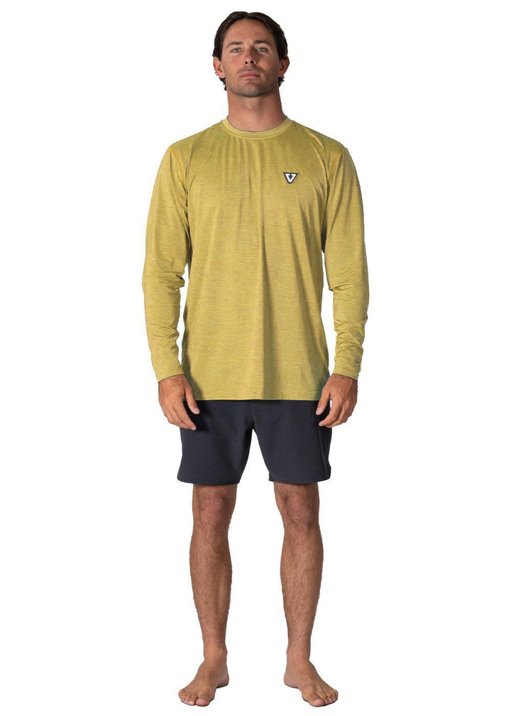 Vissla Twisted Eco Ls Sun Shirt in Golden Heather