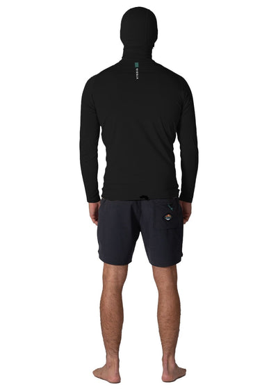 Warm Seas Eco Hooded Ls Rash Guard - BL2