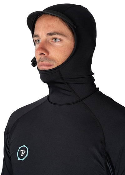 Warm Seas Eco Hooded Ls Rash Guard - BL2