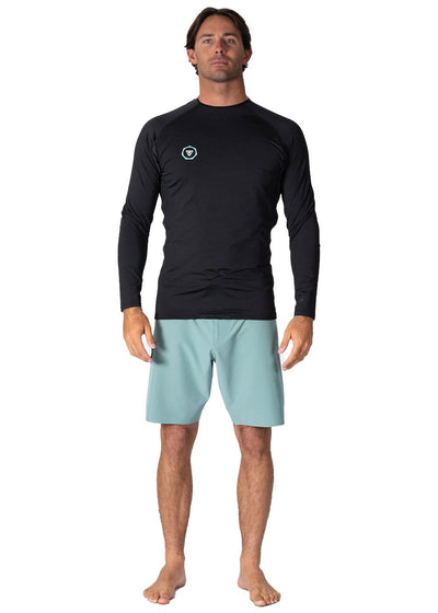 Warm Seas Eco Ls Rash Guard - BLK