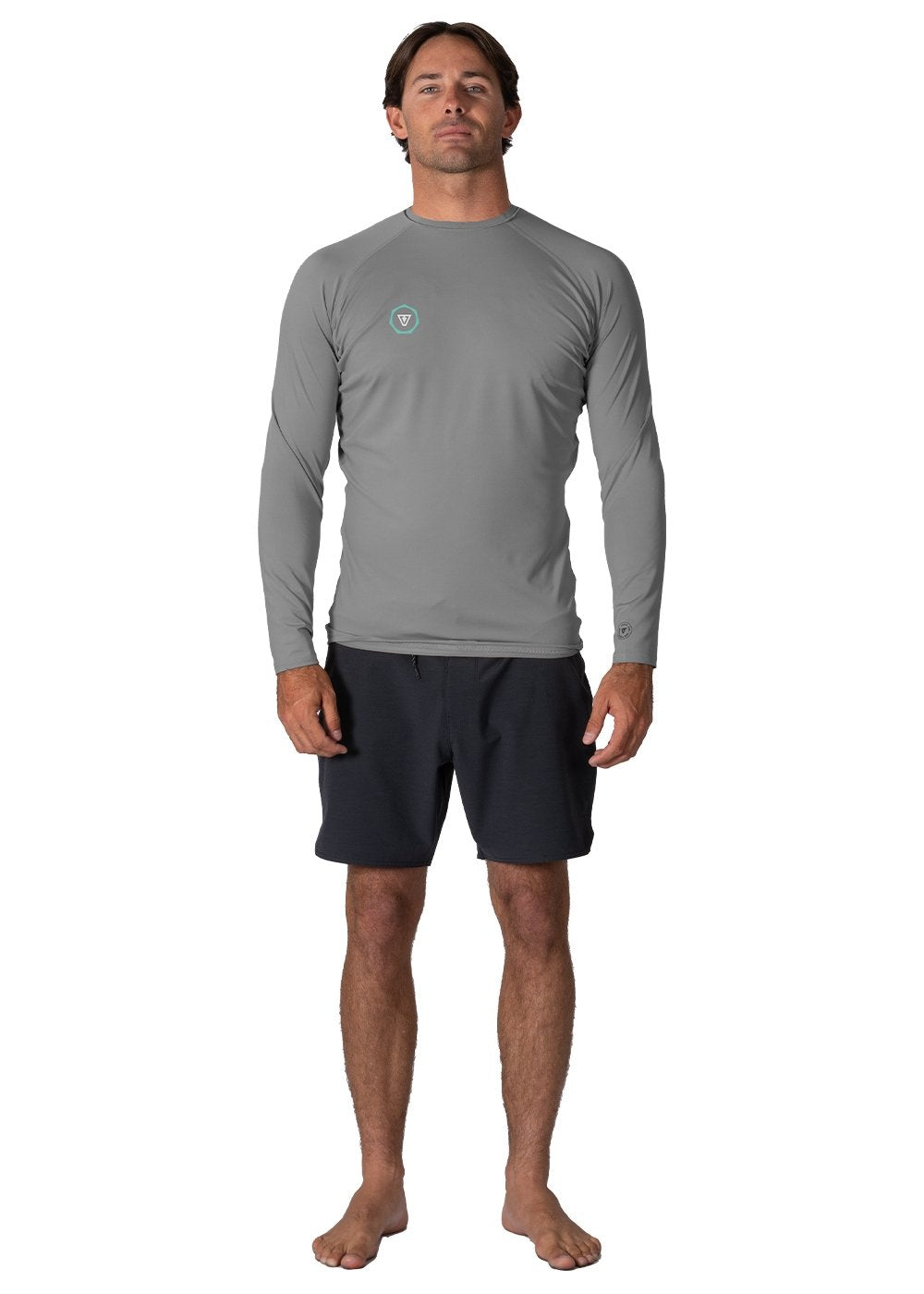 Warm Seas Eco Ls Rash Guard - GRY
