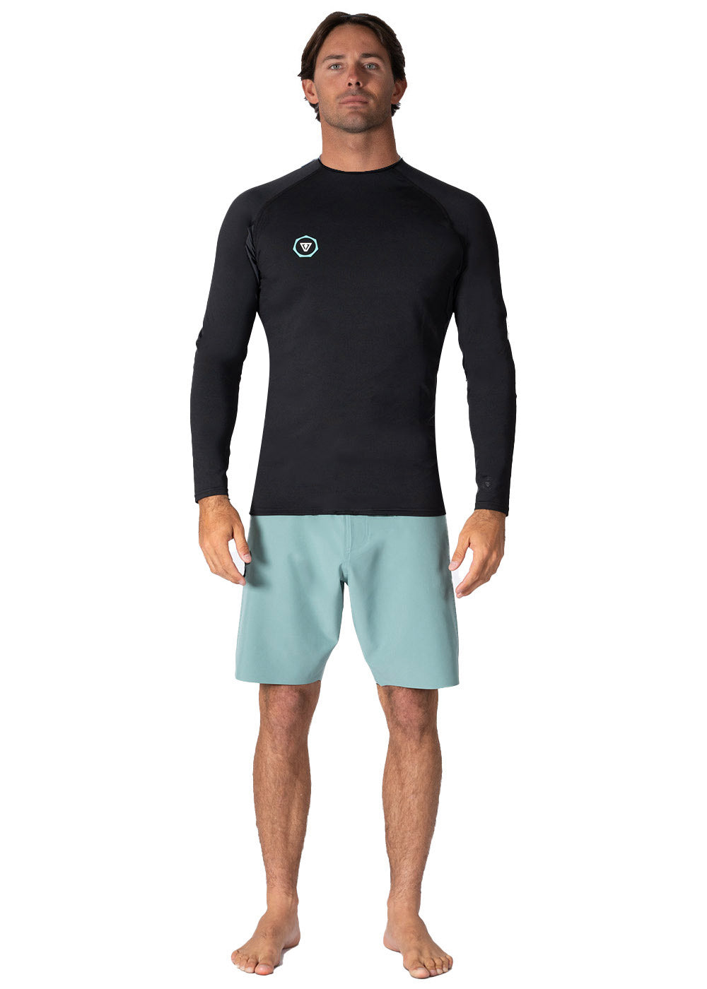 Vissla Warm Seas Eco Ls Rash Guard in Black 2