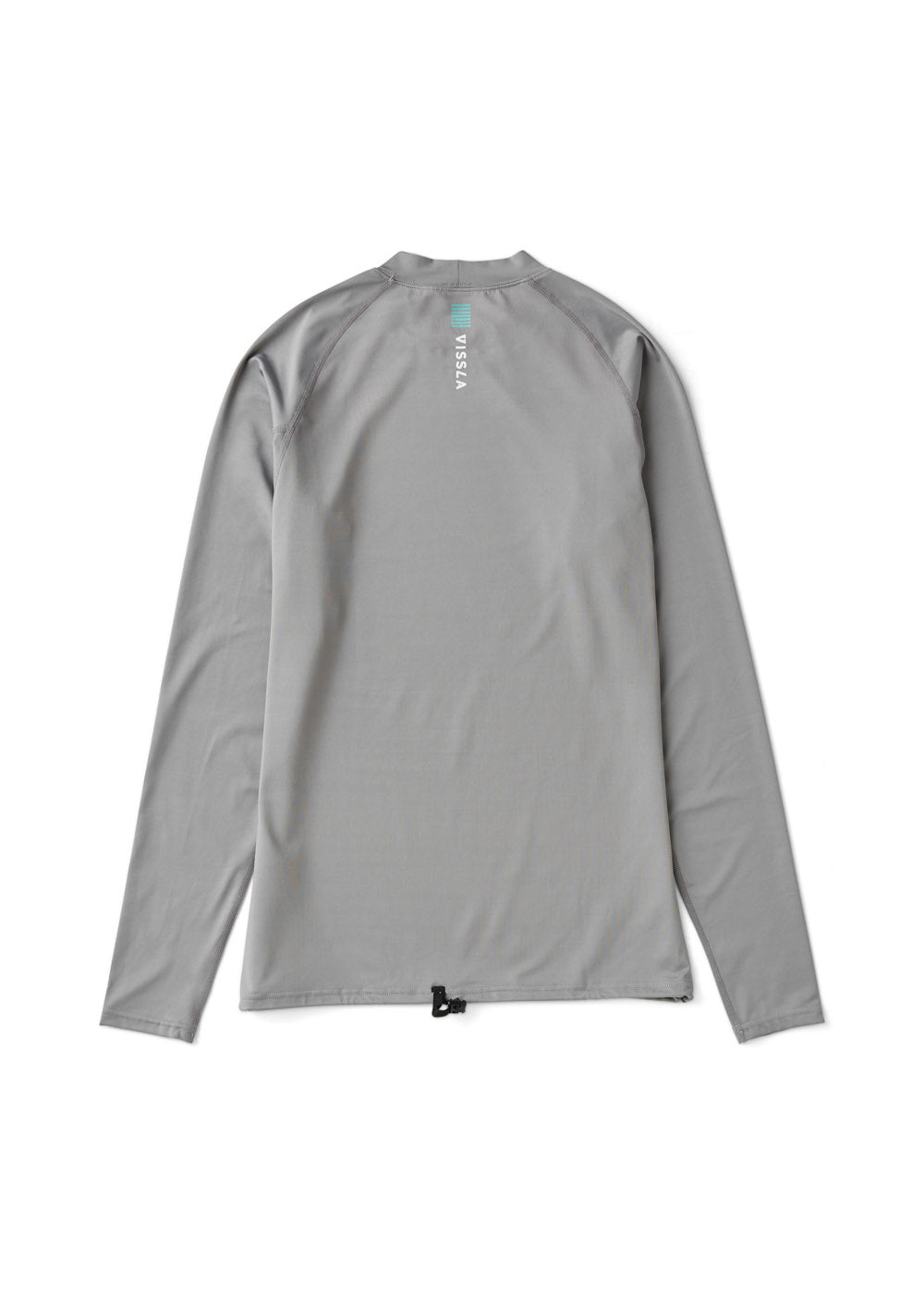 Vissla Warm Seas Eco Ls Rash Guard in Grey Heather, view 3