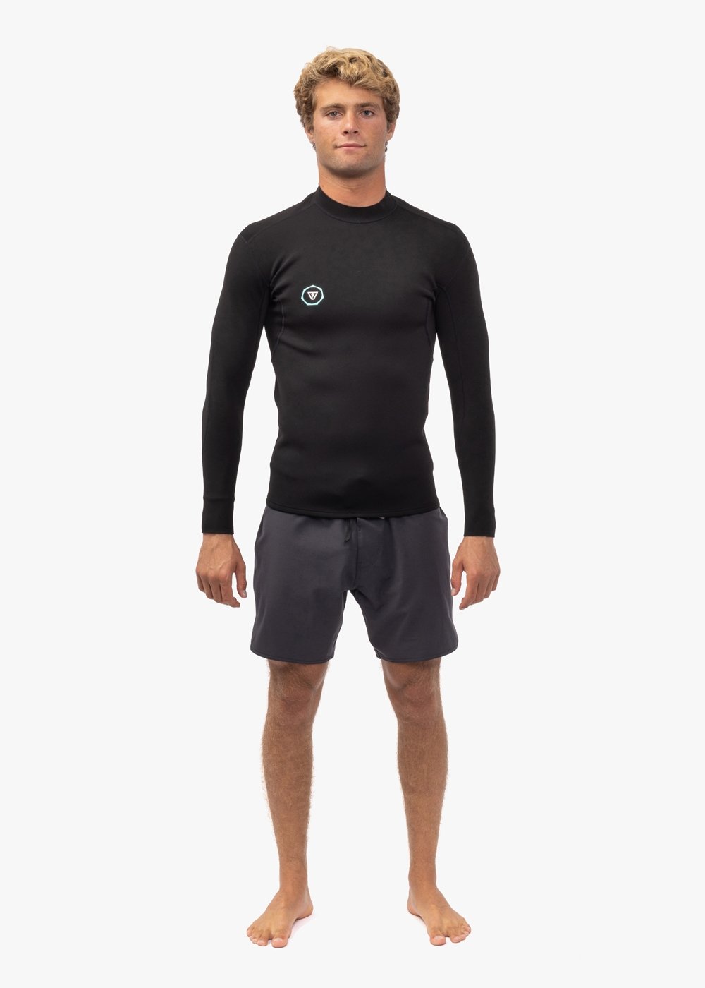 Vissla 7 Seas 1mm Long Sleeve Jacket in Black