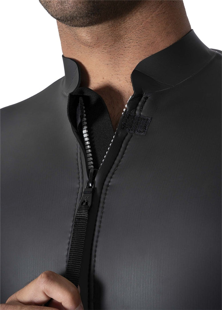 Vissla Smooth Front Zip Jacket in Black Smoothie, view 4