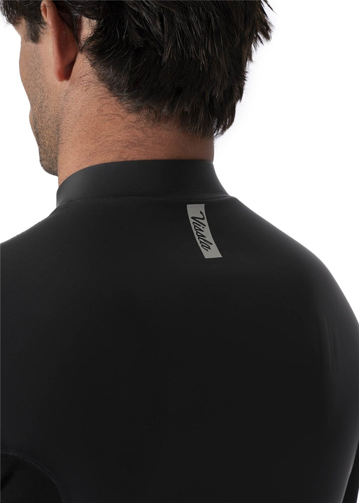 Vissla Smooth Front Zip Jacket in Black Smoothie, view 6