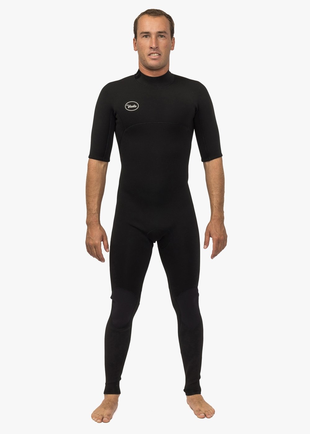 7 Seas 2-2 Short Sleeve Back Zip Wetsuit, BLK