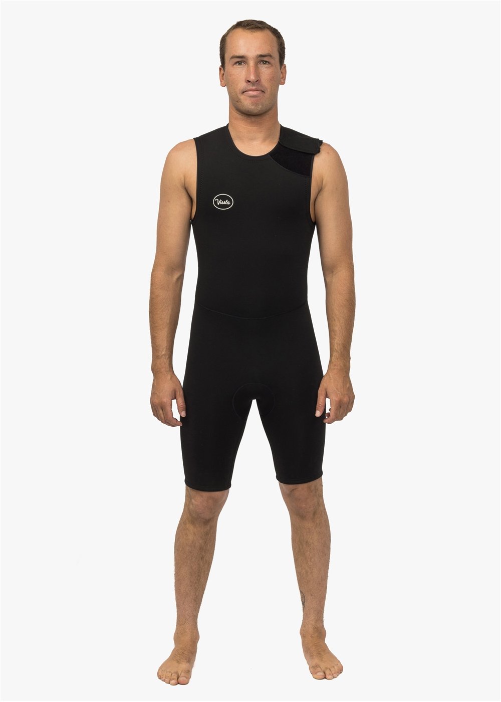 Vissla 7 Seas 2-2 Short John Wetsuit in Black