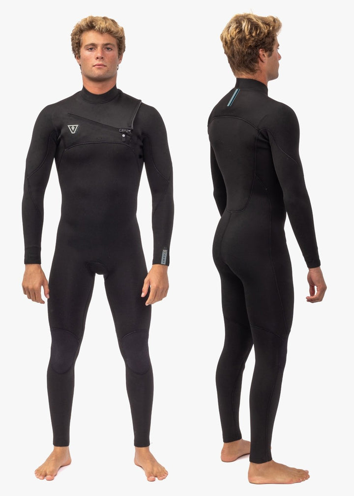 Vissla 7 Seas Comp 2-2 Full Chest Zip in Black 2, view 4